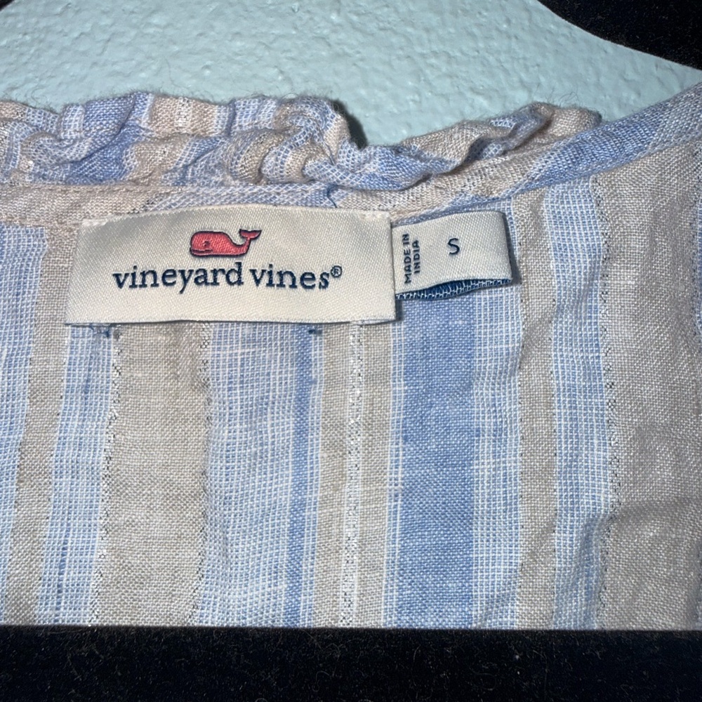 Vineyard Vines Blue and White Striped Mini Dress - Size S - Picture 5 of 8